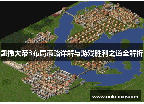 凯撒大帝3布局策略详解与游戏胜利之道全解析 凯撒大帝3布局策略详解与游戏胜利之道全解析